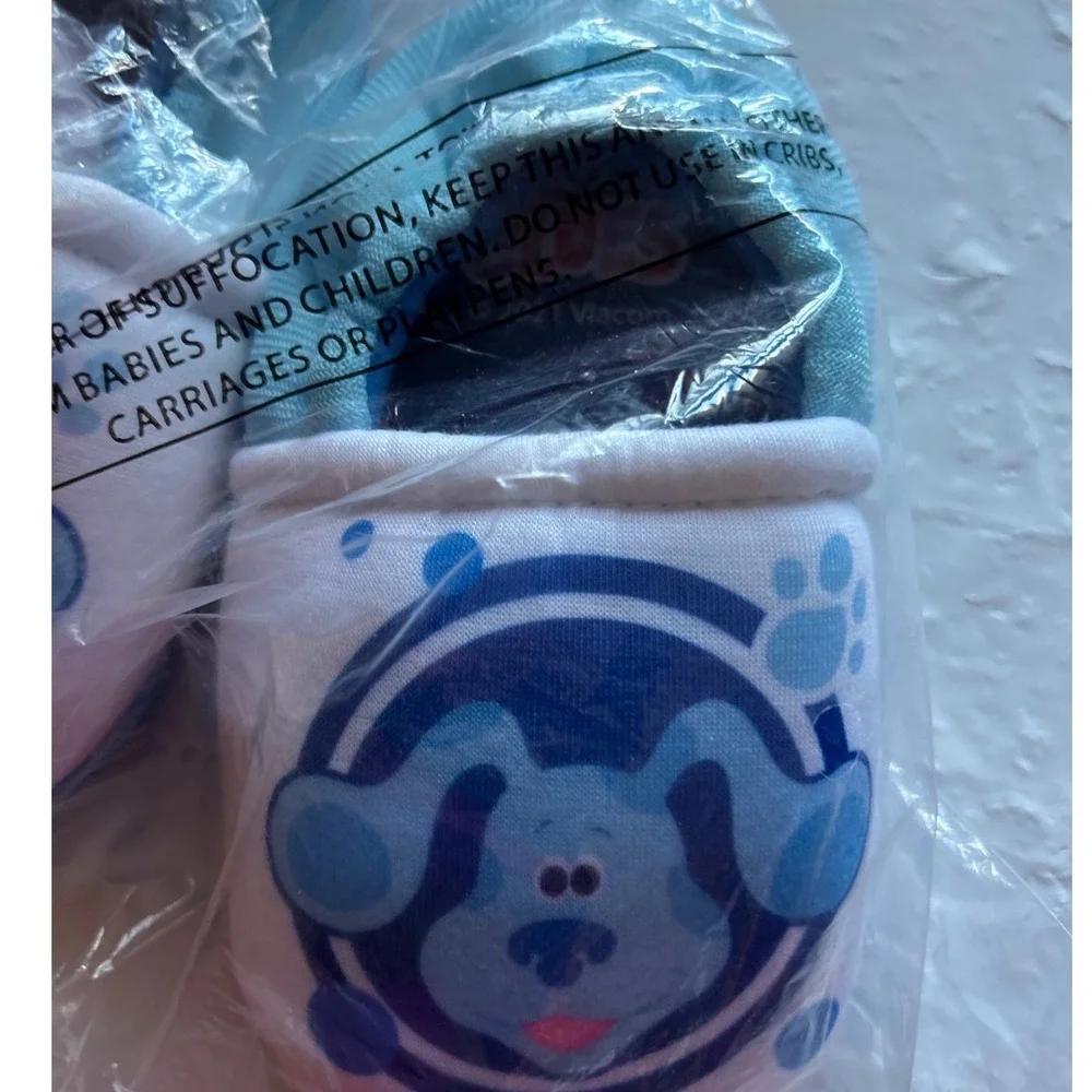 Bluey Slippers‎ Toddler Kids Size 8 Blue Dog Paw Print House Shoes 2021